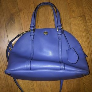 Coach Peyton leather Cora Domed Satchel F25671